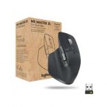 Logitech MX Master 3S for Business Ratón mano derecha RF Wireless + Bluetooth Laser 8000 DPI Grafito