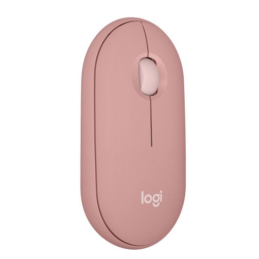 Logitech Pebble 2 M350s Ratón Ambidextro RF Wireless + Bluetooth Óptico 4000 DPI Rosa