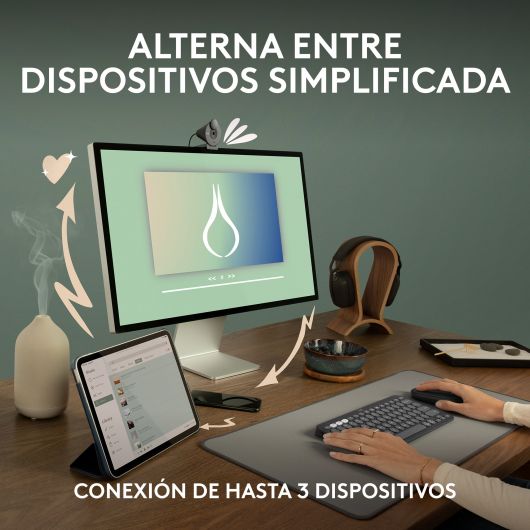 Logitech Pebble 2 M350s Ratón Ambidextro RF Wireless + Bluetooth Óptico 4000 DPI Rosa 4 Logitech Pebble 2 M350s Ratón Ambidextro RF Wireless + Bluetooth Óptico 4000 DPI Rosa
