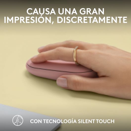 Logitech Pebble 2 M350s Ratón Ambidextro RF Wireless + Bluetooth Óptico 4000 DPI Rosa 6 Logitech Pebble 2 M350s Ratón Ambidextro RF Wireless + Bluetooth Óptico 4000 DPI Rosa