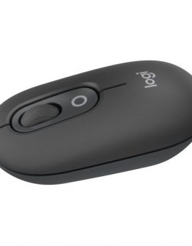 Logitech Pop Mouse Ratón Inalámbrico Compacto con Función de Emojis Personalizables Grafito