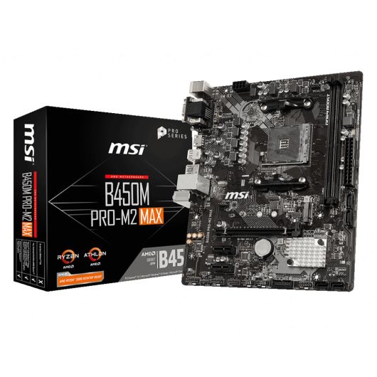 MSI B450M PRO-M2 MAX placa base AMD B450 Zócalo AM4 micro ATX