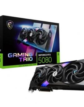 MSI GeForce RTX 5080 GAMING TRIO OC 16GB GDDR7 Reflex 2 RTX AI DLSS4
