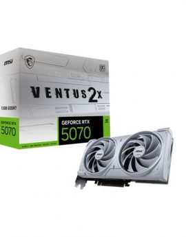MSI GeForce RTX 5070 VENTUS 2X OC 12GB GDDR7 Reflex 2 RTX AI DLSS4 Blanca