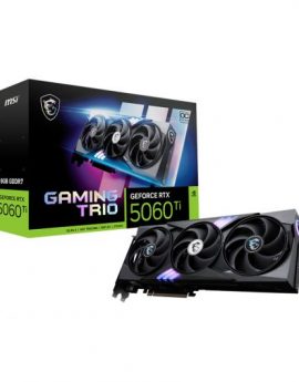 Tarjeta Gráfica MSI GeForce RTX 5060 Ti GAMING TRIO OC 8GB GDDR7 Reflex 2 RTX AI DLSS4