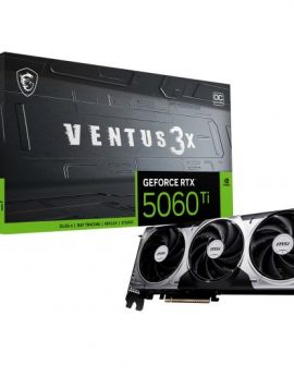 MSI GeForce RTX 5060 Ti VENTUS 3X OC 16GB GDDR7 Reflex 2 RTX AI DLSS4