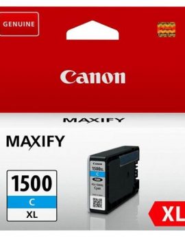 Cartucho de Tinta Original Canon PGI-1500XL Alta Capacidad/ Cian