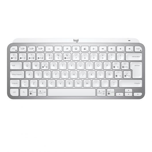 Logitech MX Keys Mini Teclado Inalámbrico Bluetooth Gris 5 Logitech MX Keys Mini Teclado Inalámbrico Bluetooth Gris