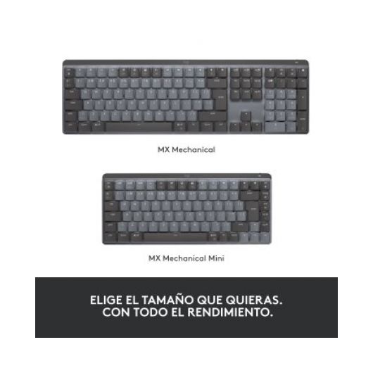 Logitech MX Mini Teclado Mecánico Retroiluminado Inalámbrico Grafito Layout US 4 Logitech MX Mini Teclado Mecánico Retroiluminado Inalámbrico Grafito Layout US