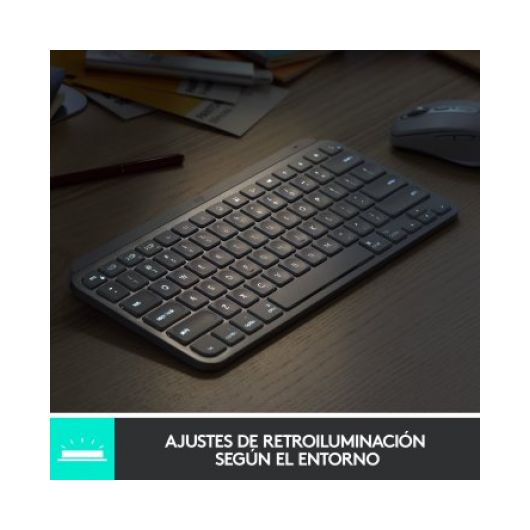 Logitech MX Keys Mini Teclado Inalámbrico Bluetooth Rosa 4 Logitech MX Keys Mini Teclado Inalámbrico Bluetooth Rosa