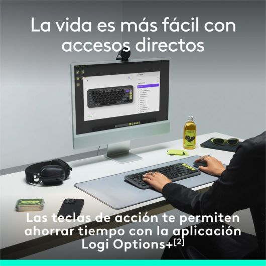 Logitech Pop Icon Keys teclado Inalámbrico Bluetooth Blanco 4 Logitech Pop Icon Keys teclado Inalámbrico Bluetooth Blanco