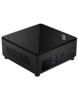 Barebone MSI Cubi 5 1M-437BEU Intel Core 7 150U Sin RAM Sin almacenamiento Wi-Fi 6E Negro