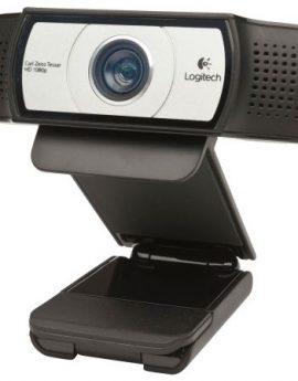 Webcam logitech c930e color - fullhd - zoom 4x dig - 30fps - microfono - campo vision 90º -  panoramica - usb - negra