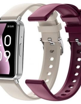 Smartwatch SPC Duo Fit/ Notificaciones/ Frecuencia Cardíaca/ Blanco