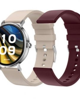 Smartwatch SPC Smartee Duo Velvet 9656B/ Notificaciones/ Frecuencia Cardíaca/ Blanco