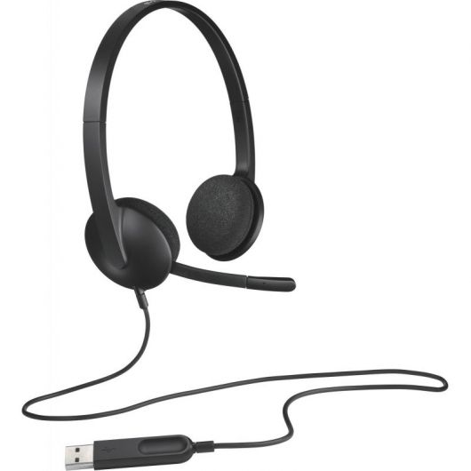 Auriculares Logitech H340/ con Micrófono/ USB/ Negros 2 Auriculares Logitech H340/ con Micrófono/ USB/ Negros