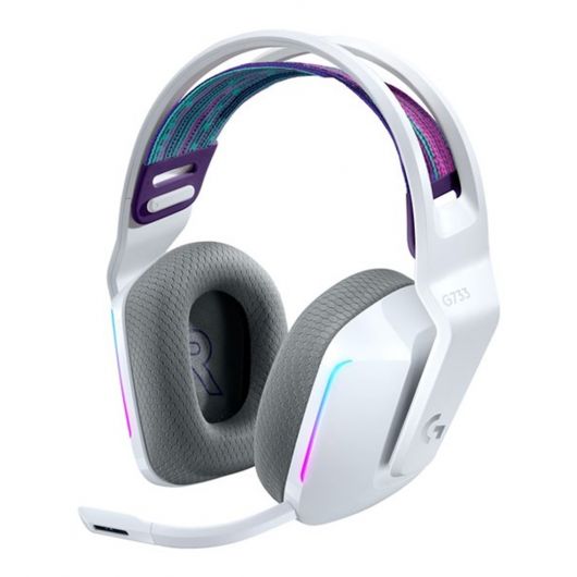 Logitech G733 Lightspeed RGB Auriculares con Micrófono Inalámbricos Gaming Blancos