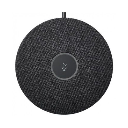 Microfono Logitech Rally Mic Pod negro Reacondicionado