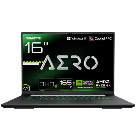 GIGABYTE AERO X16 1VH93ESC94AH -16’ 165Hz WQXGA/ Ryzen AI 7 350/ RTX 5060/ 16GB/ 1TB SSD/ w11 Gris