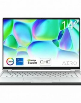 Gigabyte Portatil Aero 14 OLED BMF-H2ESBB3SH i7-13620H 32GB SSD512GB/ 14.0' THIN BEZEL 2.8K QHD+/ RTX4050 6GB/ W11 Home