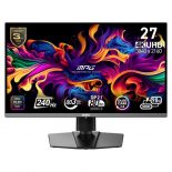 MSI MPG 272URX QD-OLED Monitor 26.5’ 4K UltraHD 240Hz 0.03ms Altura Ajustable Adaptive Sync USB-C Negro