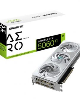 Gigabyte GeForce RTX 5060 Ti AERO OC 8GB GDDR7 Reflex 2 RTX AI DLSS4 White