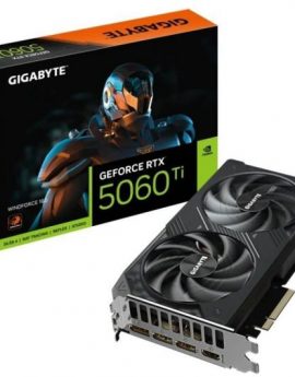Tarjeta Gráfica Gigabyte GeForce RTX 5060 Ti WindForce/ 16GB GDDR7