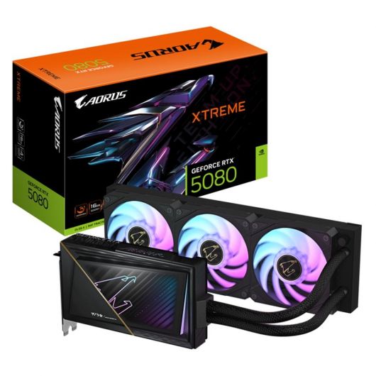 Gigabyte GeForce RTX 5080 Aorus Xtreme Waterforce 16GB GDDR7 Reflex 2 RTX AI DLSS4