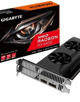 Tarjeta Gráfica Radeon RX 6400 D6 Low Profile 4G/ 4GB GDDR6