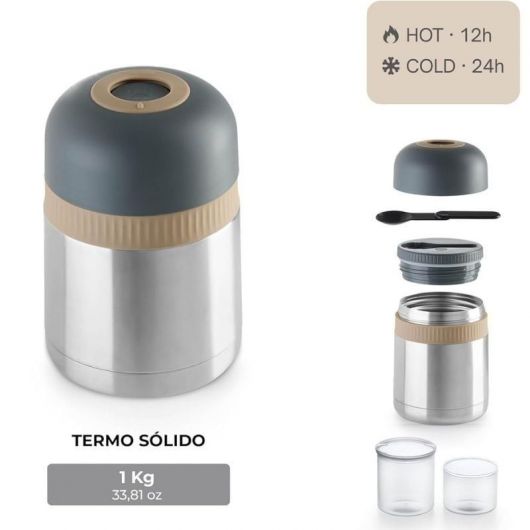Termo Bra Enjoy Signature A196123/ Capacidad 1000ml/ para sólidos y líquidos 2 Termo Bra Enjoy Signature A196123/ Capacidad 1000ml/ para sólidos y líquidos