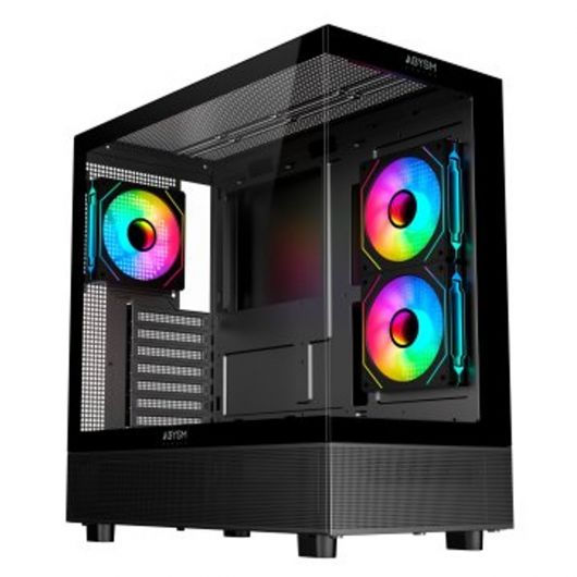Abysm Danube Sava H400 Prime ARGB Cristal Templado USB-C 3.2 Negra