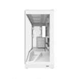 Caja ATX Abysm Arian Frame A400 White Cristal Templado ARGB PWM Blanco