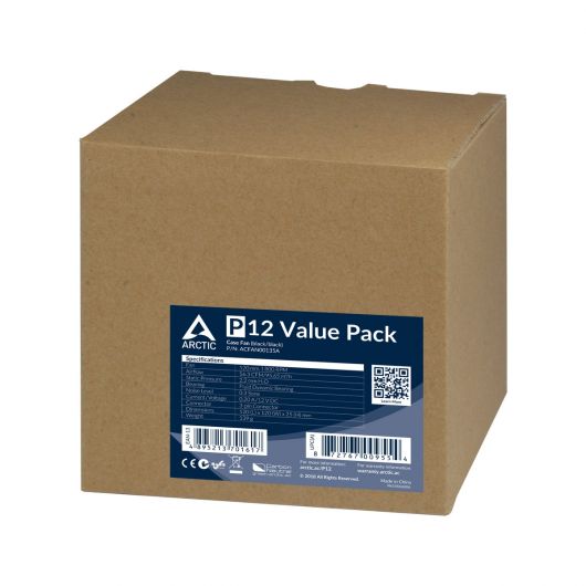 Ventilador 12cm Arctic P12 Value Pack 5 Unidades 6 Ventilador 12cm Arctic P12 Value Pack 5 Unidades