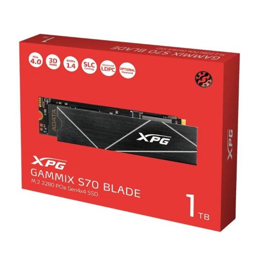 ADATA XPG SSD GAMMIX S70 BLADE 1TB PCIe 4 ADATA XPG SSD GAMMIX S70 BLADE 1TB PCIe 4.0 NVMe
