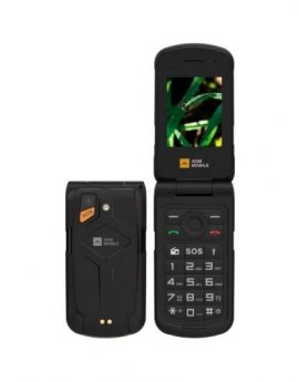 AGM M10 Flip 4G Móvil 2.4’ Rugerizado Negro