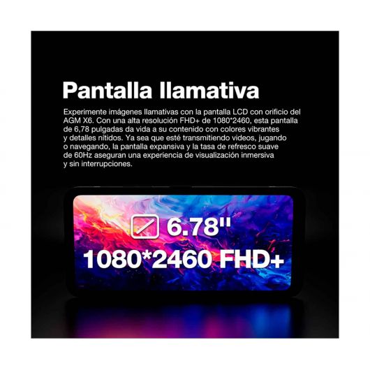 AGM X6 Phantom / 8+128GB / 6 AGM X6 Phantom / 8+128GB / 6.78' FullHD+