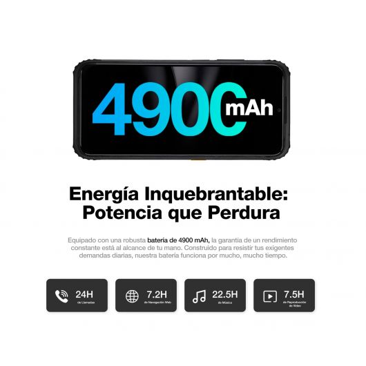 AGM H6 Lite 4G Rugerizado 4GB/128GB 6 AGM H6 Lite 4G Rugerizado 4GB/128GB 6.56’ HD+ Gris