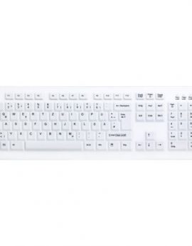 Cherry AK-8100F Teclado USB Lavable Desinfectablei Pad numérico Blanco