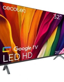 Cecotec LED ALH40032 32″ HD Google TV Dolby Audio HDR10 Bluetooth sin Marco Reacondicionado