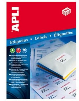 Etiquetas Adhesivas Apli 1273/ 70 x 37mm/ 100 Hojas