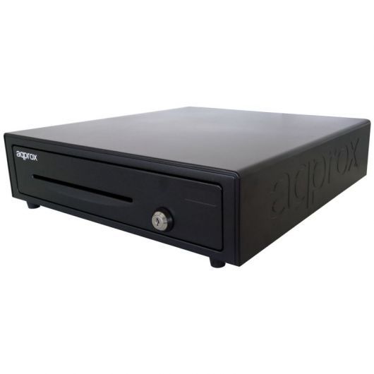 Cajón Portamonedas Approx appCASH01/ Manual y Automático/ Negro Reacondicionado