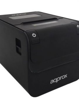 Impresora de Tickets Approx appPOS80USB+WIFI/ Térmica/ Ancho papel 80 y 58mm/ USB-WiFi-RJ11/ Negra