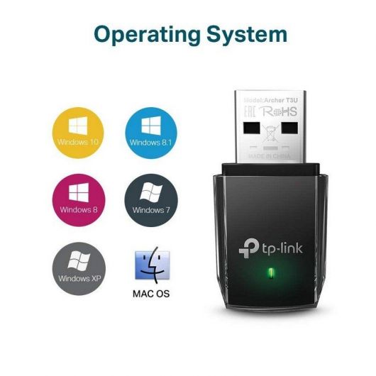 Mini Adaptador USB - WiFi TP-Link Archer T3U AC1300/ 1300Mbps 3 Mini Adaptador USB - WiFi TP-Link Archer T3U AC1300/ 1300Mbps
