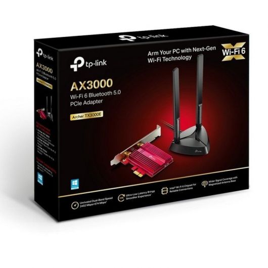 Tarjeta de Red Inalámbrica-PCI Express TP-Link Archer TX3000E/ 3000Mbps/ 2.4/5GHz