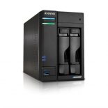 Servidor NAS Asustor AS6702T Tower 2 bay quad core 2.0ghz cpu dual 2.5gbe ports 4gb ram ddr4