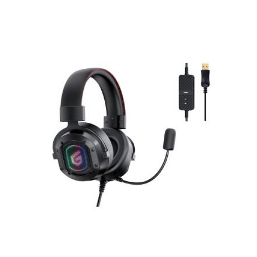 Conceptronic ATHAN02B Auriculares Gaming 7 Conceptronic ATHAN02B Auriculares Gaming 7.1 Negros