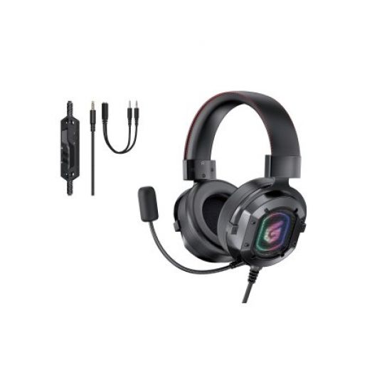 Conceptronic ATHAN03B Auriculares Gaming 7.1 Negros