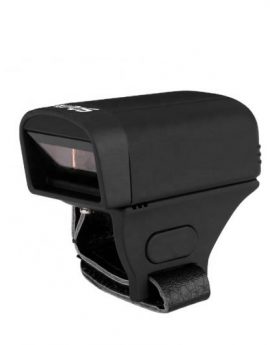 AVPos BT02-2D Lector de codigos 1D/2D/QR Portátil Finger USB Serie Bluetooth 300mAh Negro