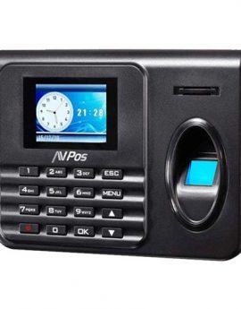 AVPos CPB80 Terminal Biométrico de Control de Presencia Negro
