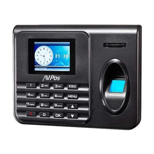 AVPos CPB80 Terminal Biométrico de Control de Presencia Negro